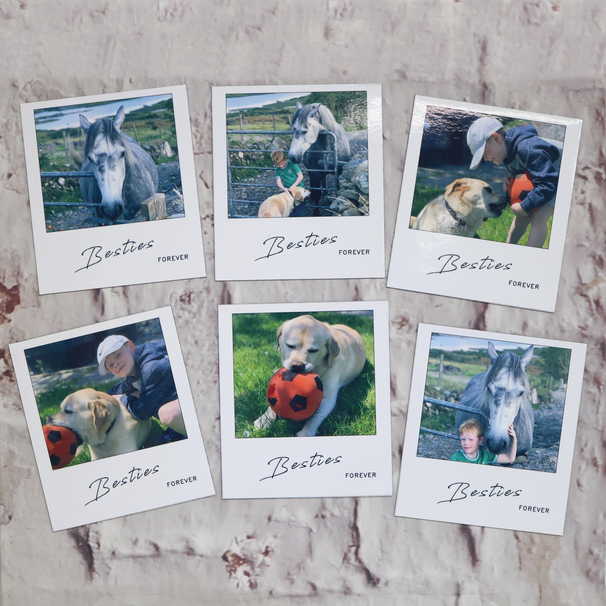 Retro Photo Magnets - Pack of 6